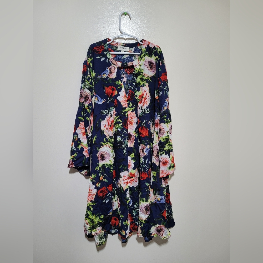 Umgee Navy‎ Floral Dress